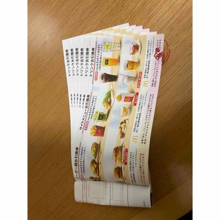 マクドナルド　株主優待　３冊（６枚綴）(レストラン/食事券)