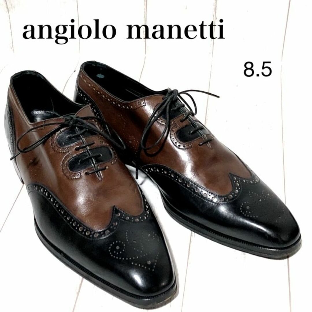 Angiolo Manetti ウイングチップシューズ/アンジェロ マネッティ靴/シューズ