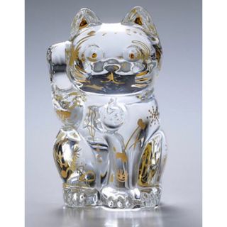 バカラ(Baccarat)のBACCARATバカラ　ファウナクリストポリス　限定　まねき猫(置物)