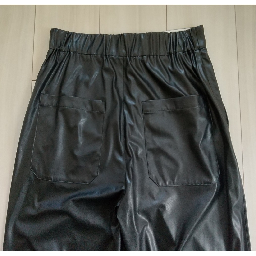 169)VERMEIL par iena フェイクレザーディティールパンツの通販 169)VERMEIL par iena フェイクレザーディティールパンツの通販