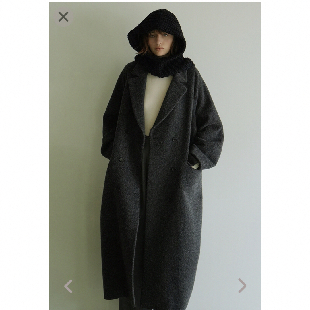 【CLANE】今期完売商品！ DOUBLE WOOL LONG COATジャケット/アウター