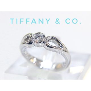 ティファニー(Tiffany & Co.)のTIFFANY☆オープンティアドロップリング/6.5号/ダイヤ/指輪(リング(指輪))