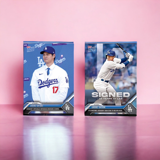 メジャーリーグベースボール(MLB)の『即日発送』２枚セット大谷翔平　ドジャースカードtopps(シングルカード)