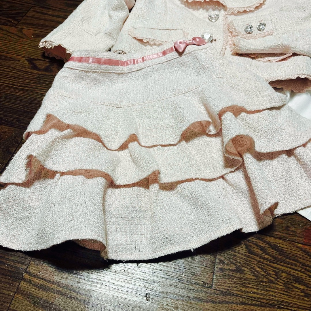 anyFAM(エニィファム)の卒園　入学　スーツ　110 キッズ/ベビー/マタニティのキッズ服女の子用(90cm~)(ドレス/フォーマル)の商品写真