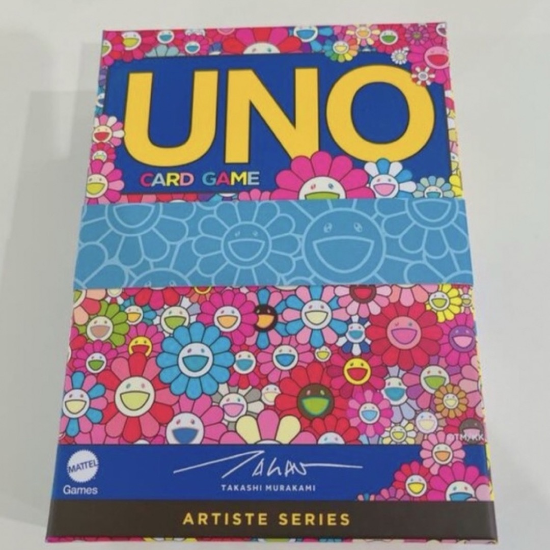 UNO(ウーノ)のUNO ムラカミタカシ 1個　コラボ　数量限定品 エンタメ/ホビーのテーブルゲーム/ホビー(トランプ/UNO)の商品写真