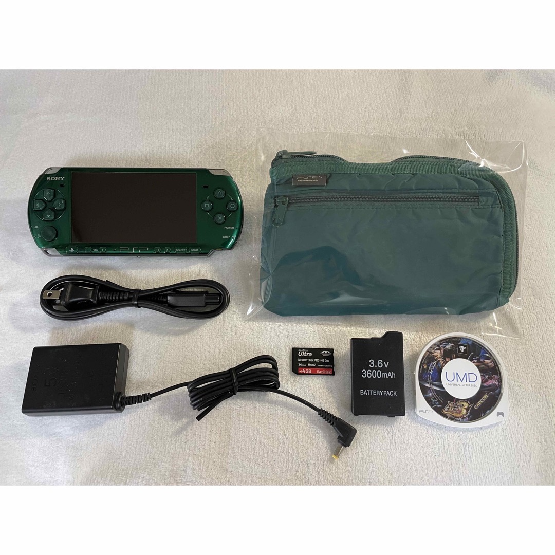 新作情報 ☆良品☆ PSP-3000 スピリティッドグリーン 希少カラー | www