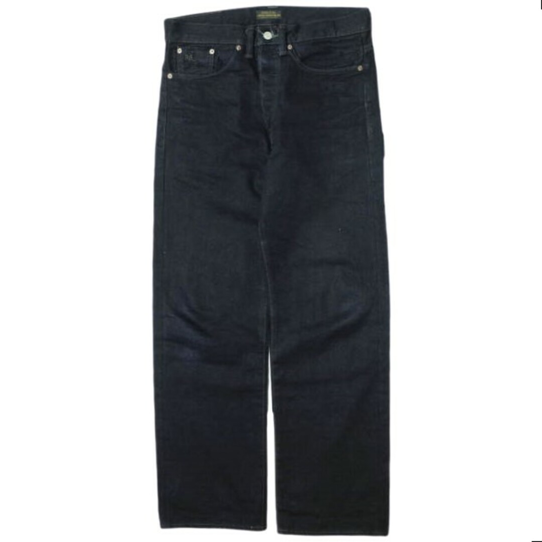 約285cm股下RRL ダブルアールエル 23SS アメリカ製 LIMITED EDITION Vintage 5-Pocket Selvedge Rigid Jeans ヴィンテージ5ポケットセルビッチリジッドデニムパンツ 782891644001 29 Indigo Double RL ジーンズ ボタンフライ MADE IN USA ボトムス【RRL】