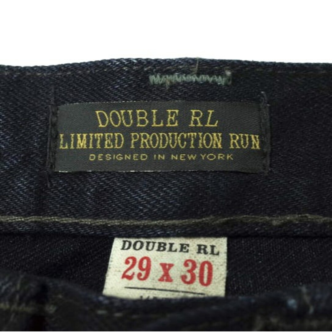 約285cm股下RRL ダブルアールエル 23SS アメリカ製 LIMITED EDITION Vintage 5-Pocket Selvedge Rigid Jeans ヴィンテージ5ポケットセルビッチリジッドデニムパンツ 782891644001 29 Indigo Double RL ジーンズ ボタンフライ MADE IN USA ボトムス【RRL】