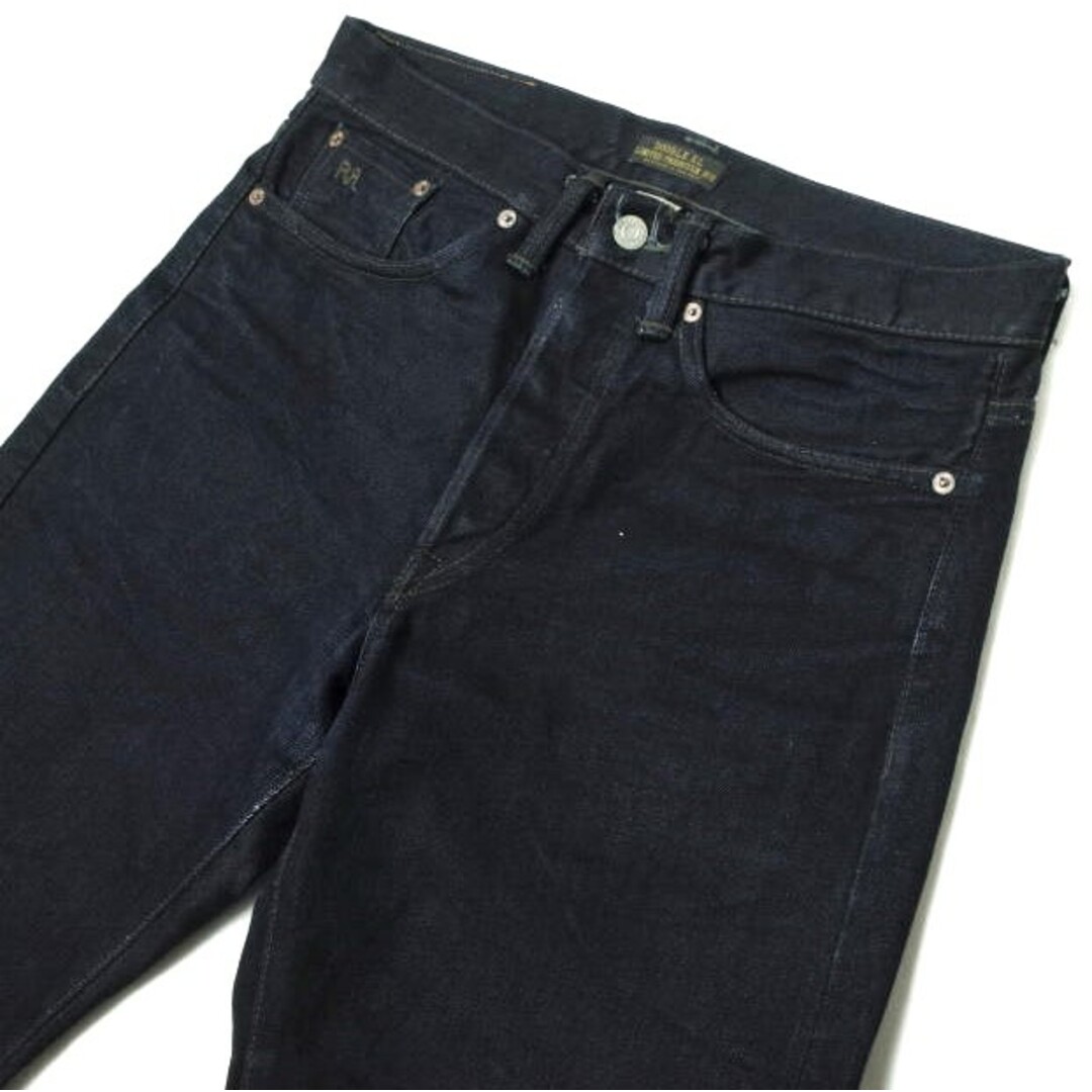 約285cm股下RRL ダブルアールエル 23SS アメリカ製 LIMITED EDITION Vintage 5-Pocket Selvedge Rigid Jeans ヴィンテージ5ポケットセルビッチリジッドデニムパンツ 782891644001 29 Indigo Double RL ジーンズ ボタンフライ MADE IN USA ボトムス【RRL】