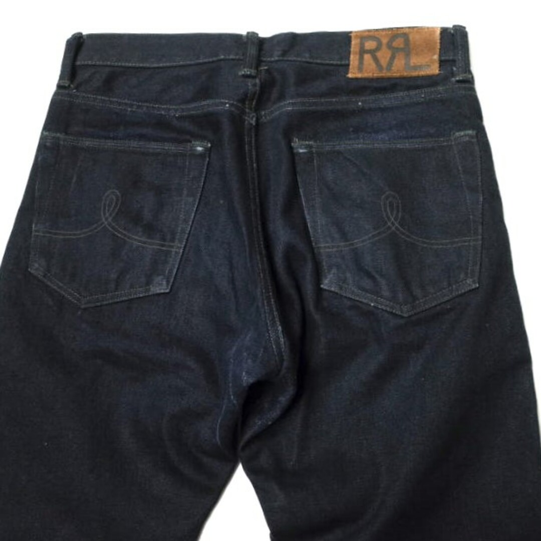 約285cm股下RRL ダブルアールエル 23SS アメリカ製 LIMITED EDITION Vintage 5-Pocket Selvedge Rigid Jeans ヴィンテージ5ポケットセルビッチリジッドデニムパンツ 782891644001 29 Indigo Double RL ジーンズ ボタンフライ MADE IN USA ボトムス【RRL】