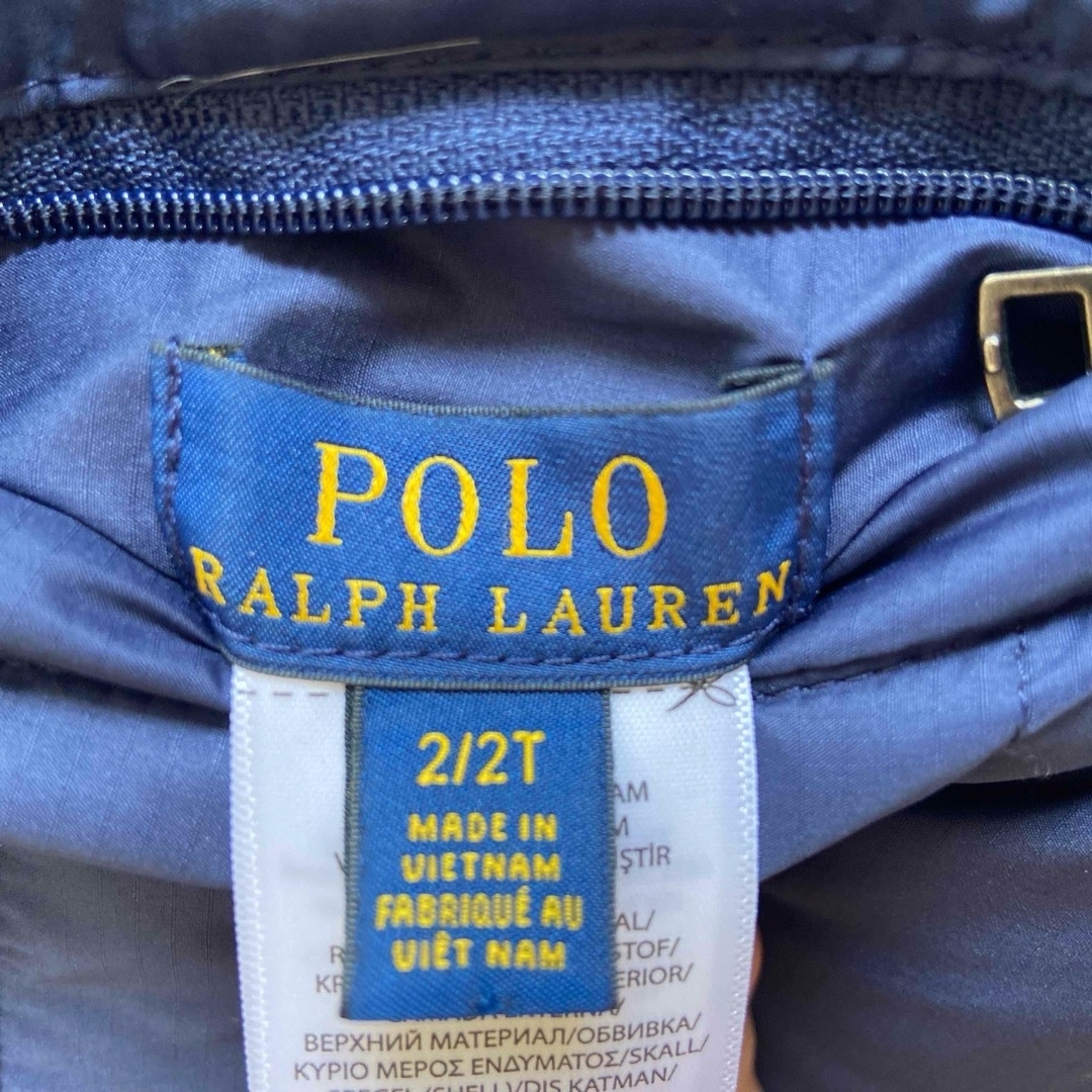 POLO RALPH LAUREN(ポロラルフローレン)の【大幅お値下げ中】ラルフローレン　ベビー　ダウンベスト キッズ/ベビー/マタニティのキッズ服男の子用(90cm~)(ジャケット/上着)の商品写真