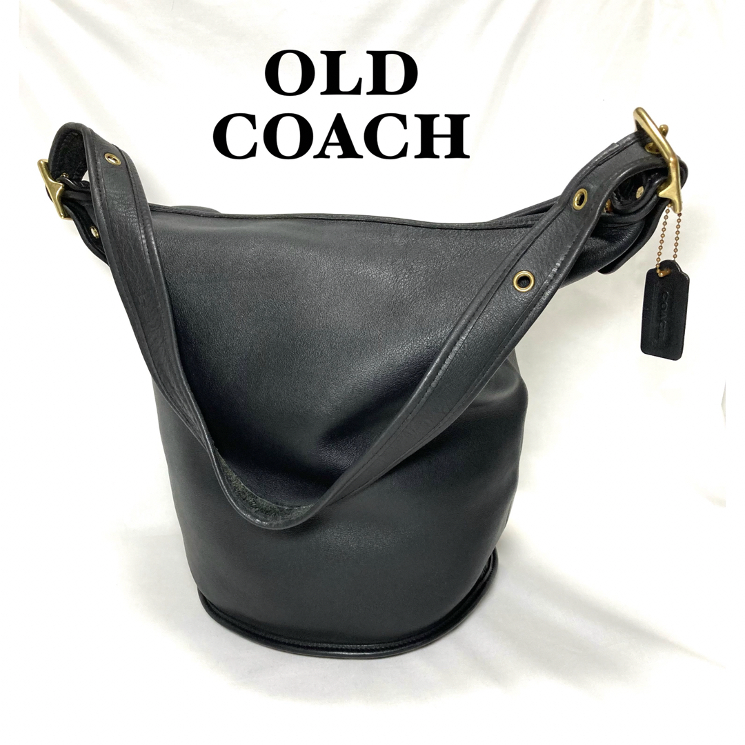 【美品】COACH オールドコーチ　ショルダーバッグ　バケツ　F6D-9085