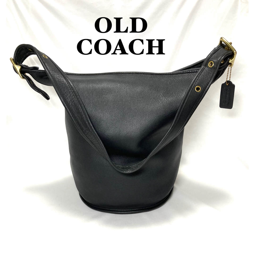 【美品】COACH オールドコーチ　ショルダーバッグ　バケツ　F6D-908524㎝マチ