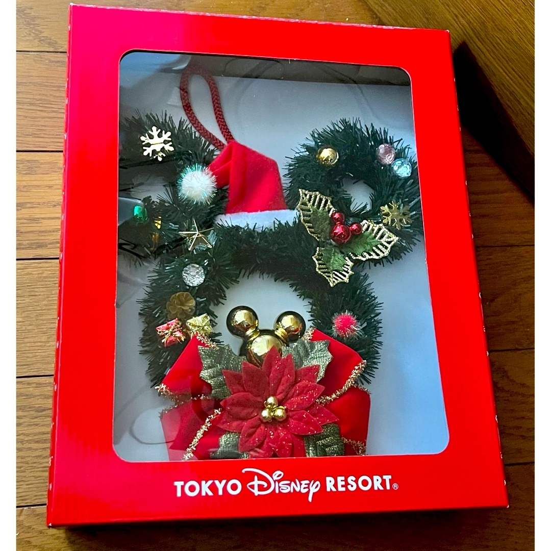 Disney(ディズニー)のレア⭐️ディズニー⭐️ミッキー❤️クリスマスリース❣️TDR⭐️ エンタメ/ホビーのおもちゃ/ぬいぐるみ(キャラクターグッズ)の商品写真