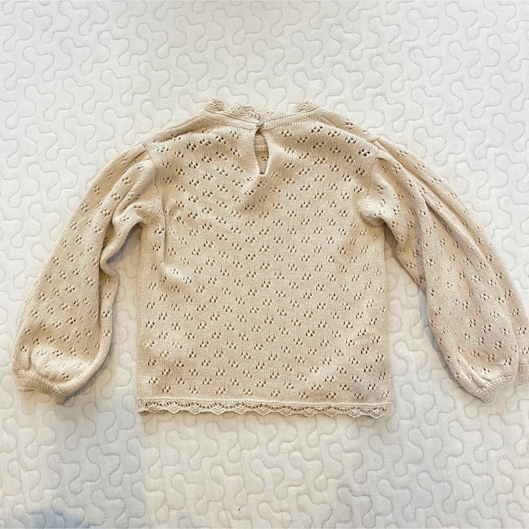 Caramel baby&child (キャラメルベビー&チャイルド)のべべオーガニック 4y katerina sweater BEBEORGANIC キッズ/ベビー/マタニティのキッズ服女の子用(90cm~)(ニット)の商品写真