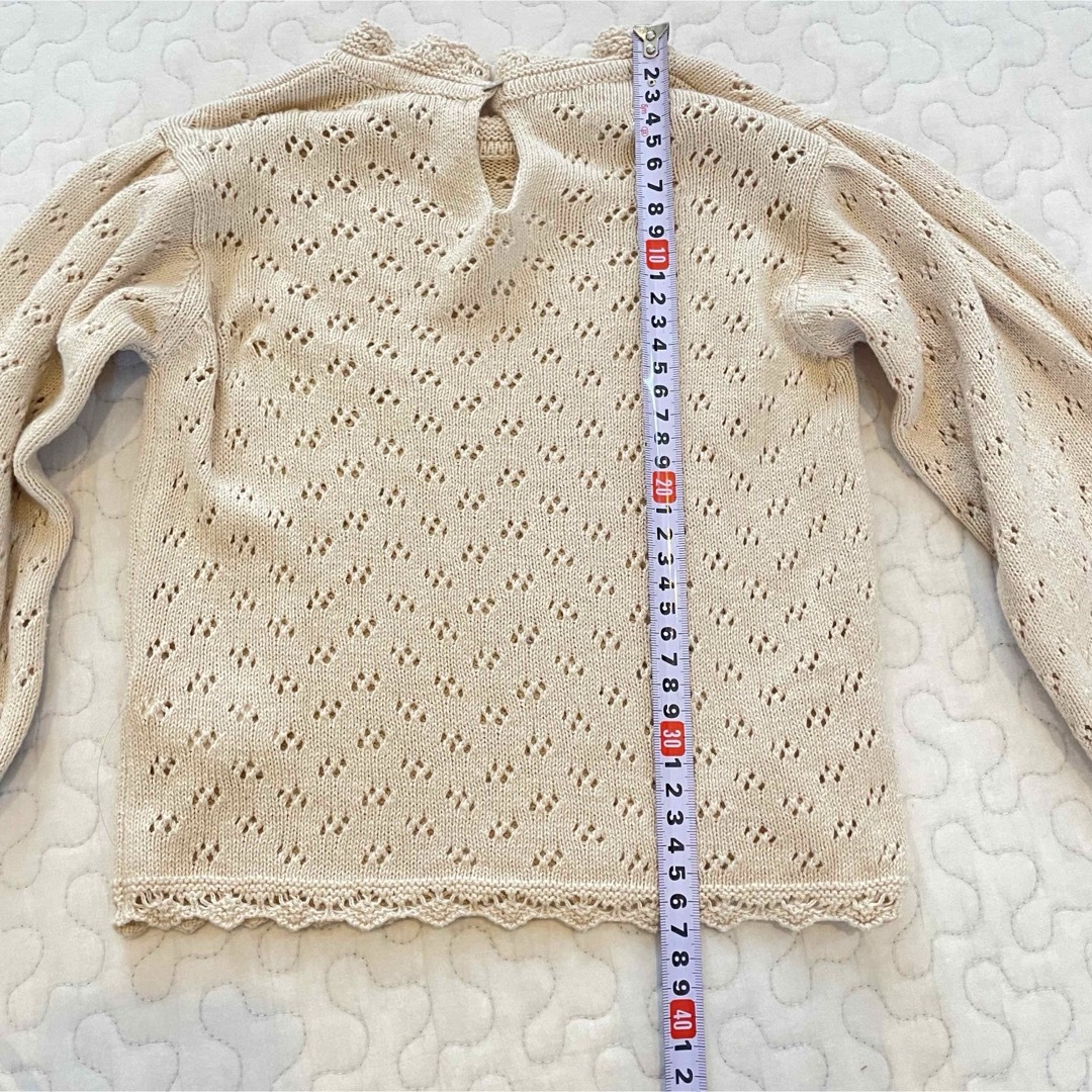 Caramel baby&child (キャラメルベビー&チャイルド)のべべオーガニック 4y katerina sweater BEBEORGANIC キッズ/ベビー/マタニティのキッズ服女の子用(90cm~)(ニット)の商品写真