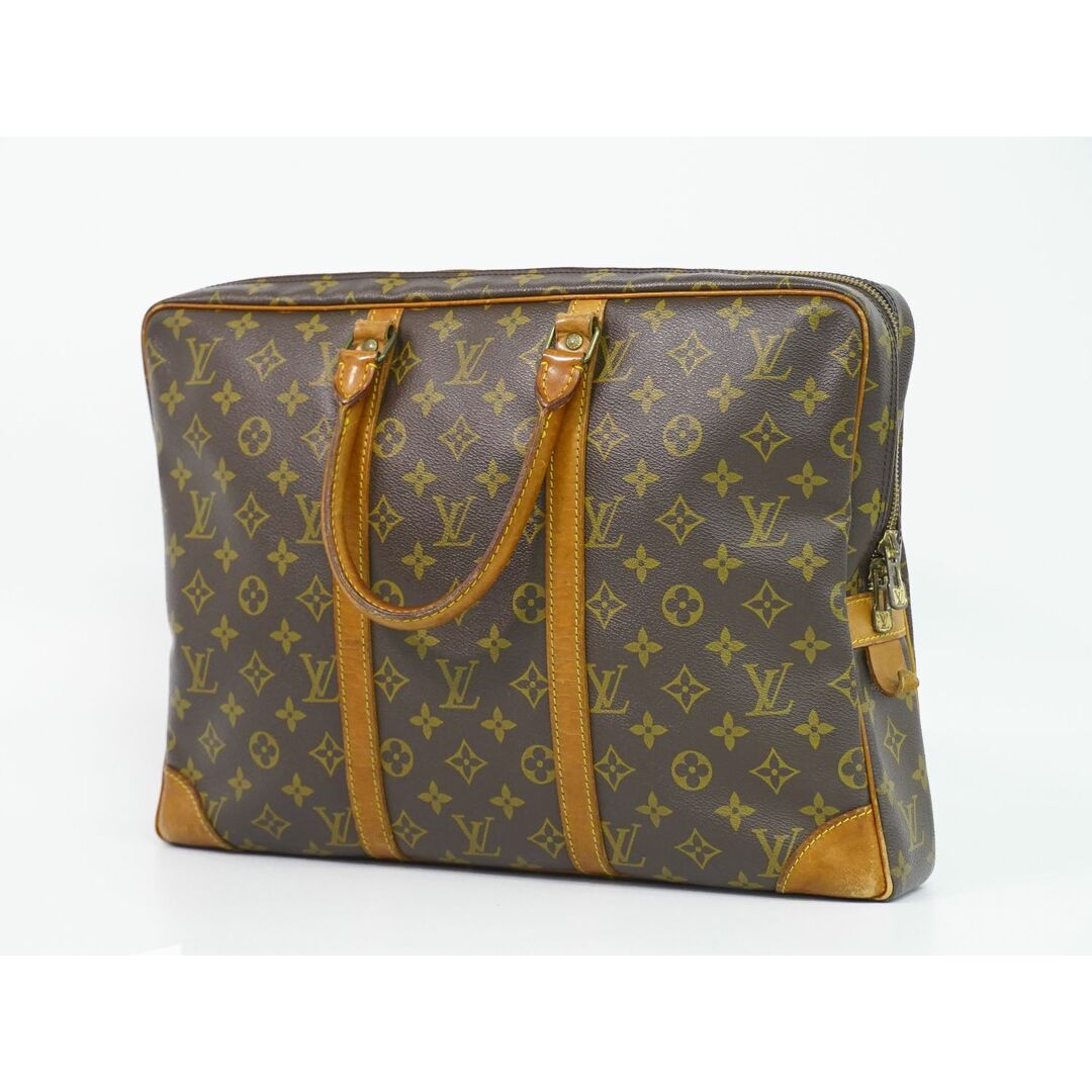 LOUIS VUITTON(ルイヴィトン)の本物 ルイヴィトン LOUIS VUITTON LV ポルトドキュマン ヴォワヤージュ モノグラム ビジネスバッグ ハンドバッグ ブラウン M53361 ビトン バッグ 中古	 メンズのバッグ(ビジネスバッグ)の商品写真