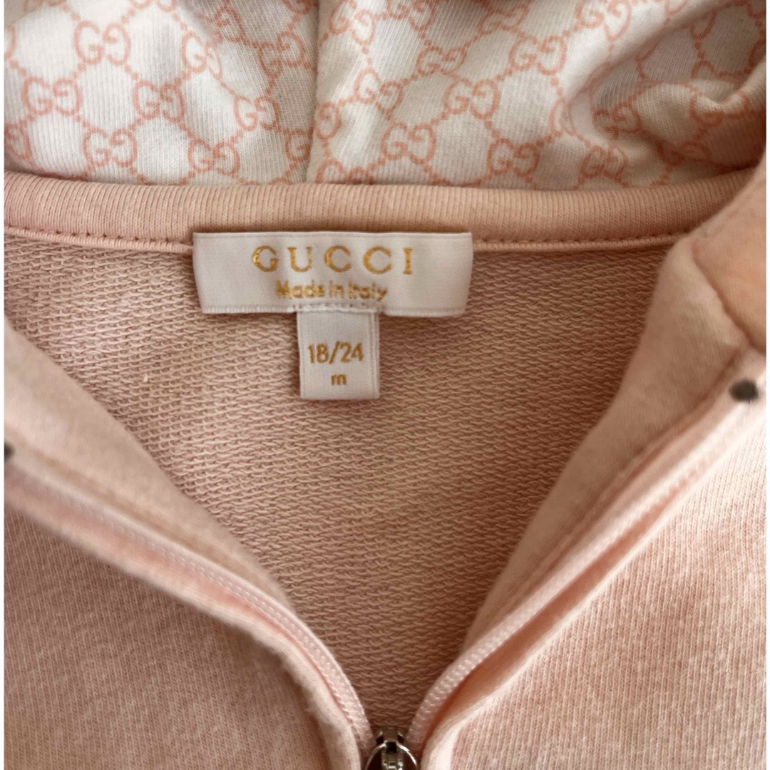 Gucci(グッチ)のグッチ　ベビー　パーカー キッズ/ベビー/マタニティのベビー服(~85cm)(トレーナー)の商品写真