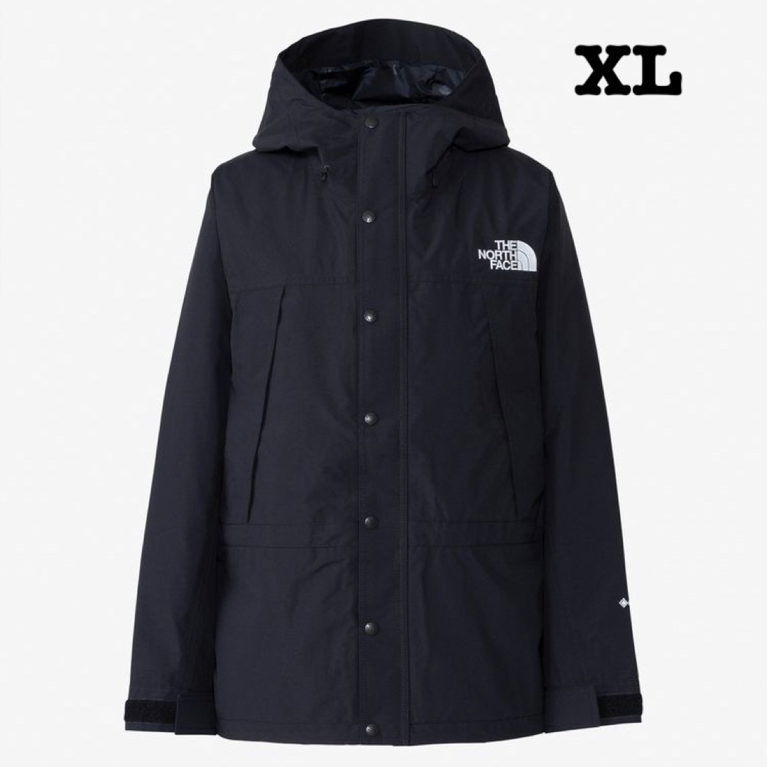 THE NORTH FACE(ザノースフェイス)のノースフェイス マウンテンライトジャケット ブラック XL メンズのジャケット/アウター(マウンテンパーカー)の商品写真