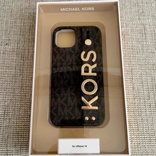 マイケルコース(Michael Kors)の新品★マイケルコース 定価10,560円 レザー iPhone 14 ケース (iPhoneケース)