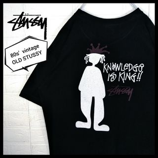 【STUSSY】80s' USA製 黒タグ　激レア　　vintage old s