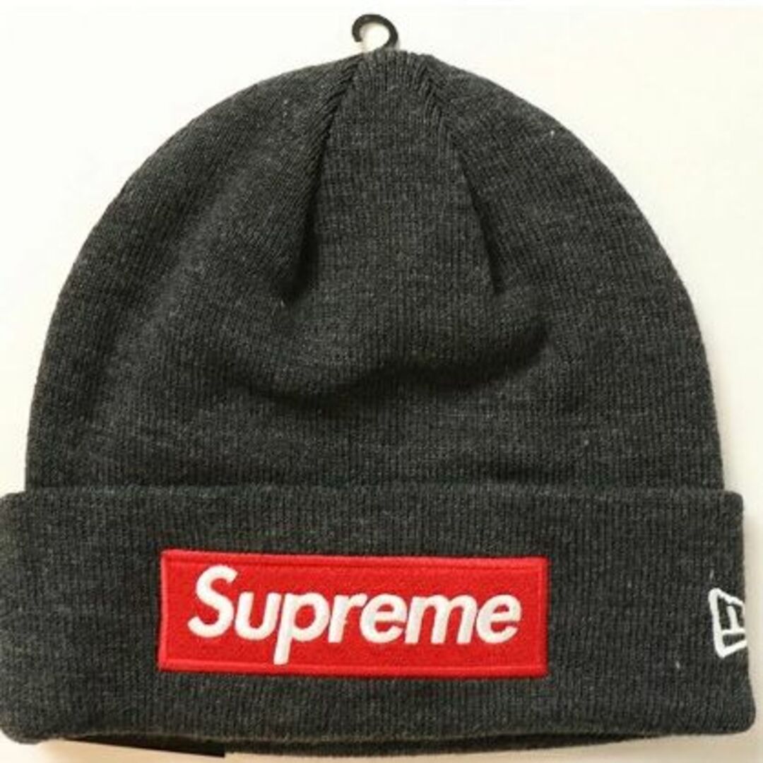 Supreme - Supreme x New Era Box Logo Beanie Charcoal 2021AWの通販 ...