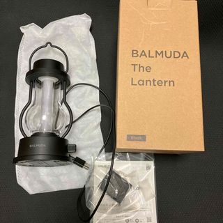 バルミューダ(BALMUDA)のほぼ未使用 美品 バルミューダ ランタン ブラックBALMUDA L02A-BK(ライト/ランタン)