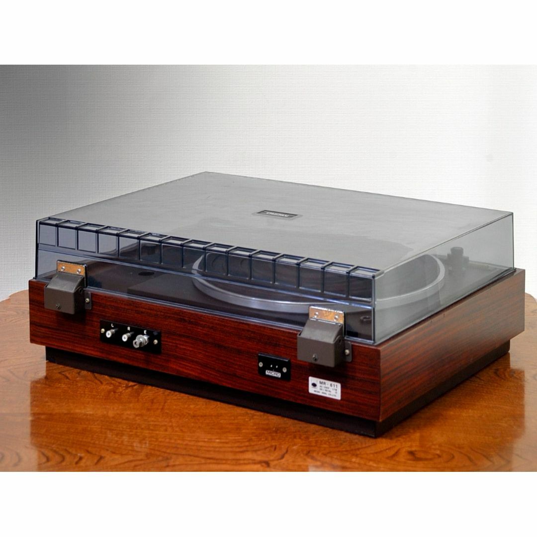 ☆MICRO レコードプレーヤー型クリーナー MR-611 (ローズカラー ☆MICRO レコードプレーヤー型クリーナー MR-611 (ローズカラー