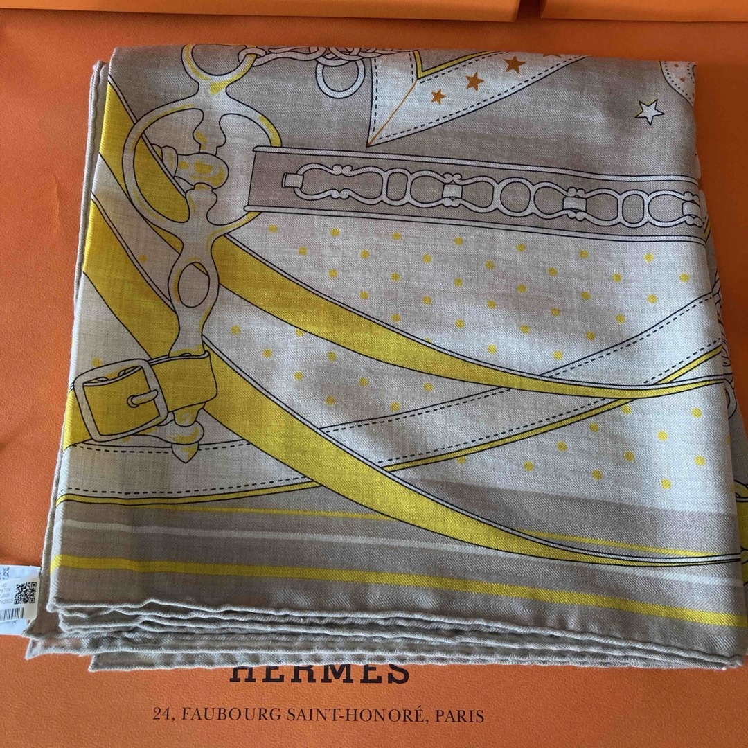 HERMES カシシル　朝の散歩　新品未使用約140㎝×140㎝素材