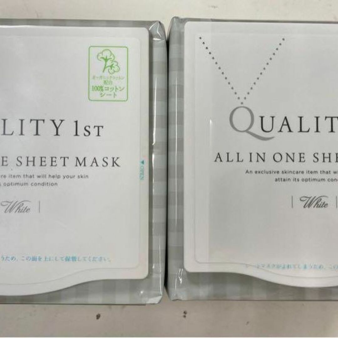 QUALITY FIRST(クオリティファースト)のクオリティファースト オールインワンシートマスク ホワイトEX BOX 30枚入 コスメ/美容のスキンケア/基礎化粧品(パック/フェイスマスク)の商品写真