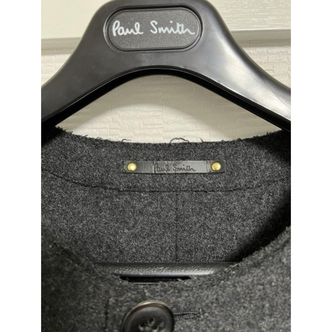 Paul Smith(ポールスミス)のPaul Smith15〜16AWノーカラーラグランコート メンズのジャケット/アウター(チェスターコート)の商品写真