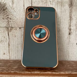 iPhone12mini　リング付きケース　iPhoneケース　(iPhoneケース)