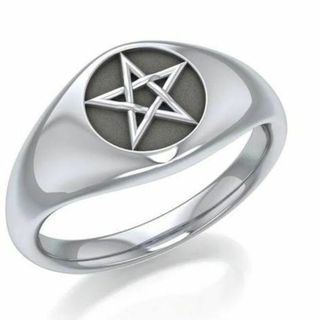 PS: Silver Pentagram Pentacle Ring 五芒星(リング(指輪))