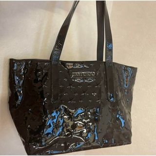 JIMMY CHOO - ジミーチュウ エナメル黒トートの通販 by sefa's shop ...