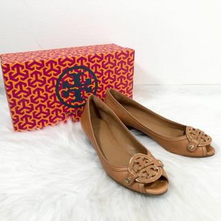 TORY BURCH トリーバーチ レザー ライトブラウン パンプス