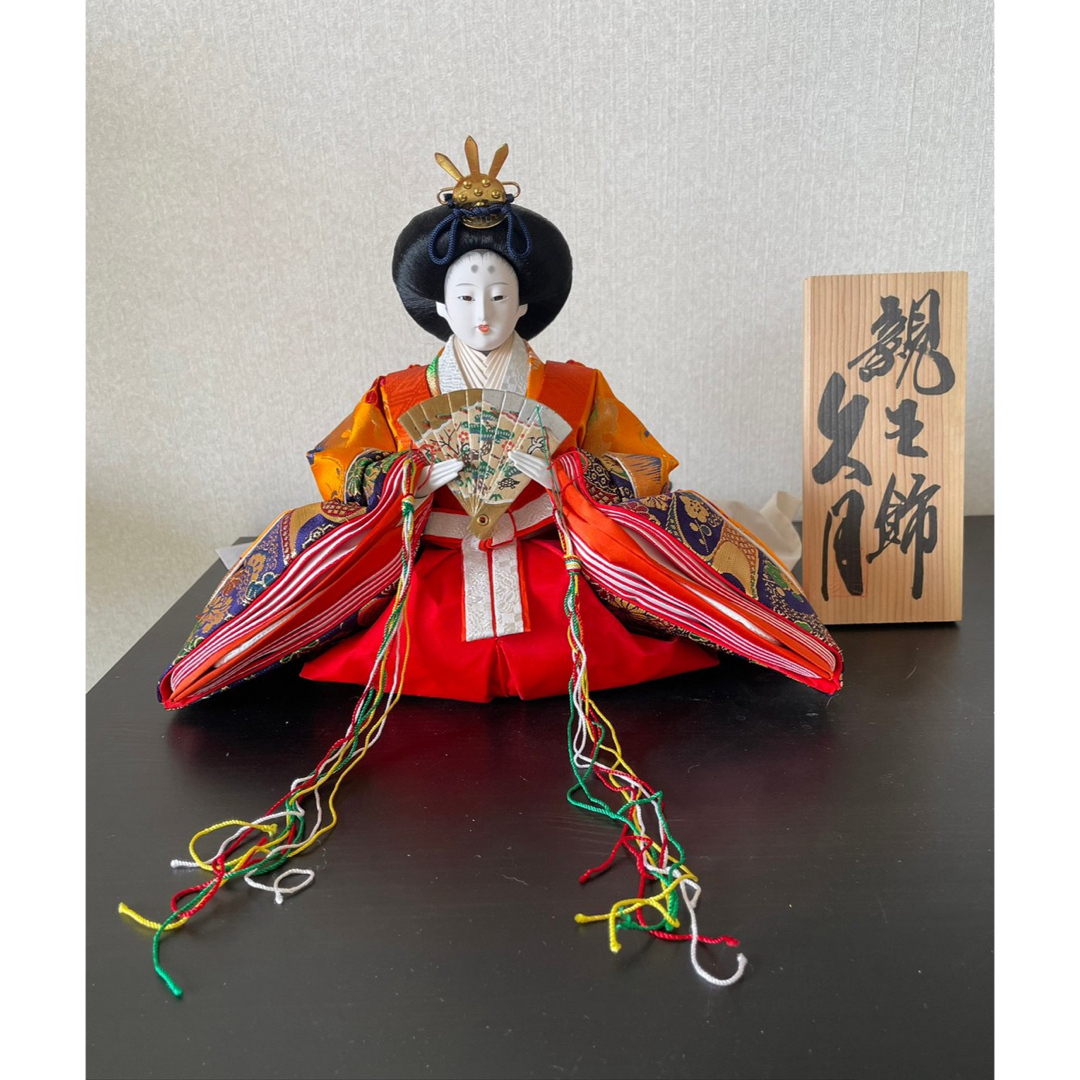 Kyugetsu(キュウゲツ)の久月　親王飾り インテリア/住まい/日用品のインテリア小物(置物)の商品写真