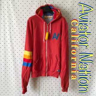 ハリウッドランチマーケット(HOLLYWOOD RANCH MARKET)のAviatorNationアビエーターネーション限定HOODIEジップパーカーＳ(パーカー)