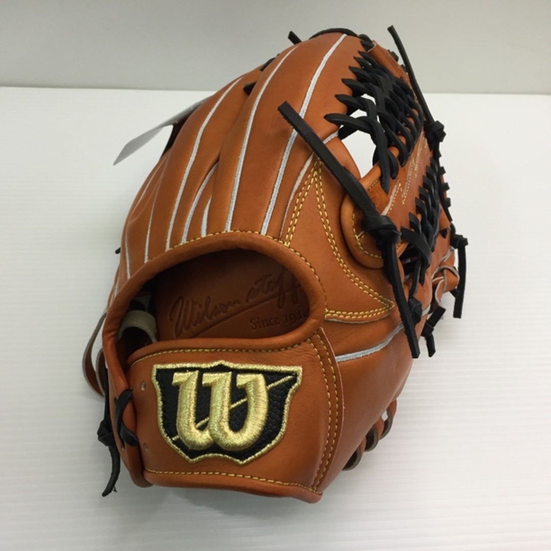 重さ587g外野手用付属品無しウィルソン Wilson ウィルソンスタッフ 硬式 外野手用グローブ WBW101521 8382