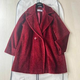 マックスマーラ(Max Mara)の新品同様✨最高級白タグ マックスマーラ ふわモコアルパカ テディ ロングコート(毛皮/ファーコート)