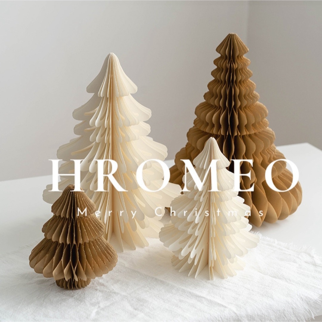 クリスマスツリー　クラフトツリー　ミニチュア　オーナメント　置物　飾り ハンドメイドのインテリア/家具(インテリア雑貨)の商品写真
