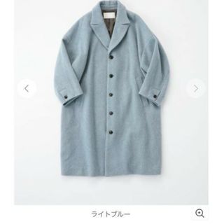 ネストローブ(nest Robe)のネストローブ　ウールヘリンボーンピークドラペルコート(ロングコート)