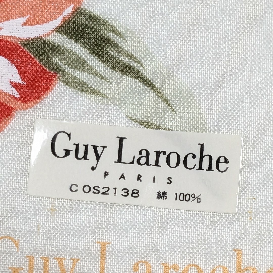 Guy Laroche(ギラロッシュ)のGuy Laroche　綿ハンカチ レディースのファッション小物(ハンカチ)の商品写真