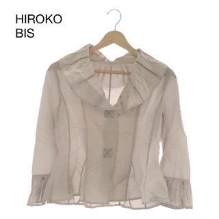 ヒロコビス(HIROKO BIS)のHIROKO BIS ヒロコビス アウター ジャケット ベージュ 9 シルク(その他)