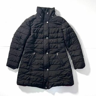 トミーヒルフィガー(TOMMY HILFIGER)のトミーヒルフィガー ダウンコート 中綿 ブラック レディース Aライン XS(ダウンジャケット)