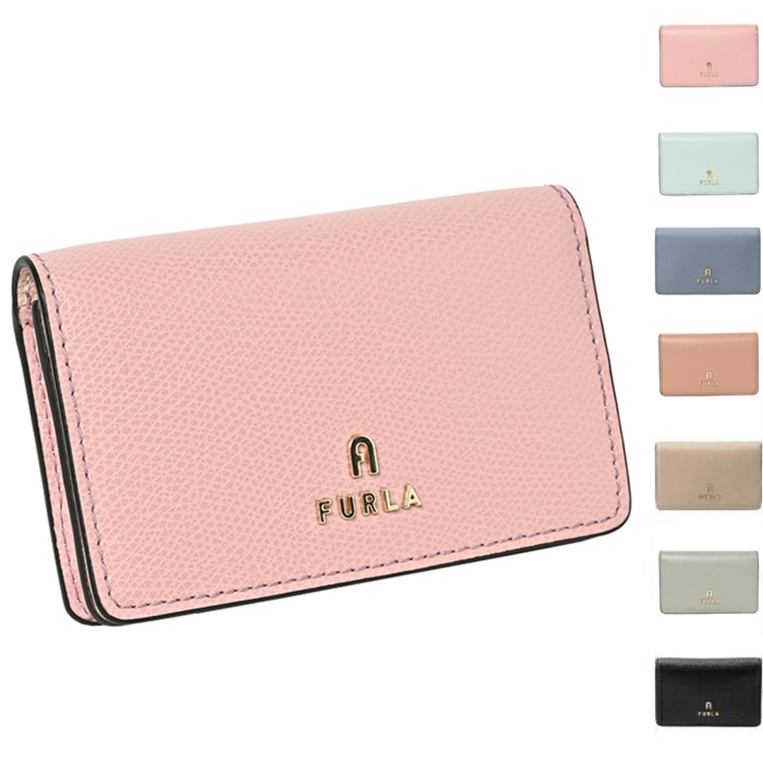 FURLA - フルラ FURLA カードケース 二つ折り スモール カメリア FURLA - フルラ FURLA カードケース 二つ折り スモール カメリア