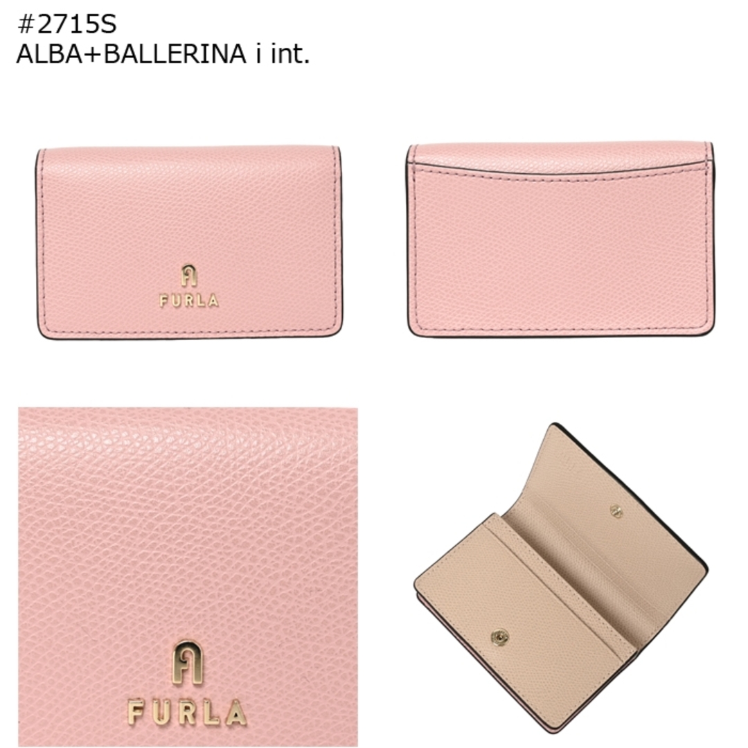 FURLA - フルラ FURLA カードケース 二つ折り スモール カメリア FURLA - フルラ FURLA カードケース 二つ折り スモール カメリア