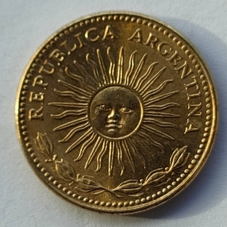 アルゼンチン　外国コイン　硬貨　貨幣　太陽(貨幣)