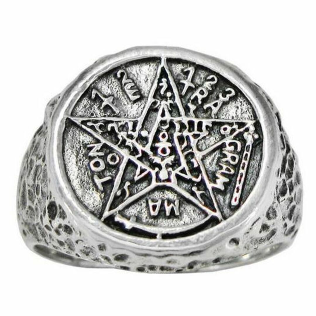 PS: Silver Tetragrammaton Pentagram Ring レディースのアクセサリー(リング(指輪))の商品写真