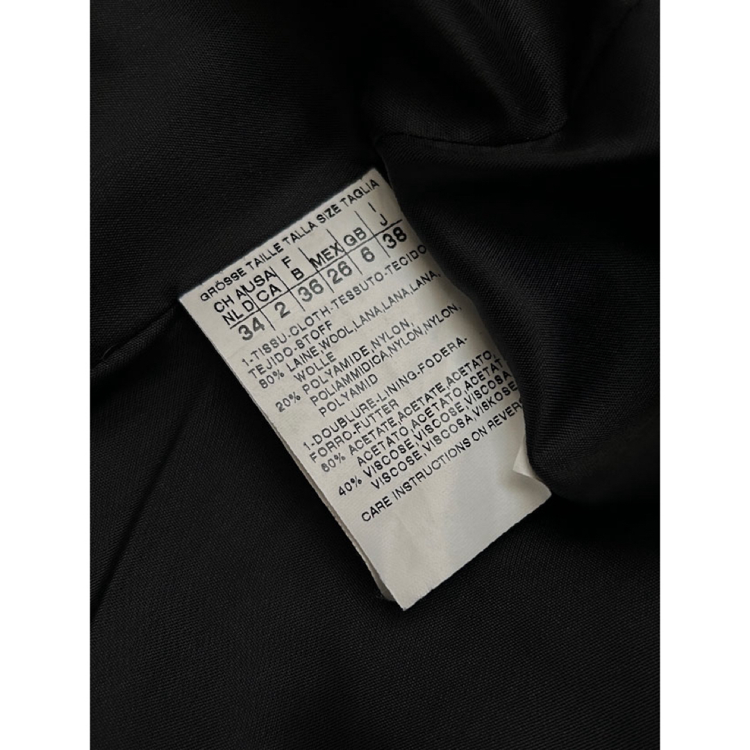 Max & Co.(マックスアンドコー)のMAX&CO. マックスアンドコー ブラック ウール ピーコート  レディースのジャケット/アウター(ピーコート)の商品写真