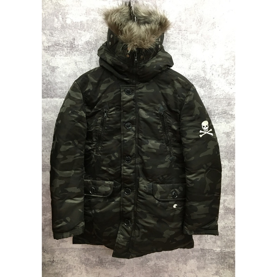 メンズLOVELESS ラブレス 15AW ナイロンダウンコート ダウンジャケット ホワイトグースダウン【3334-004】